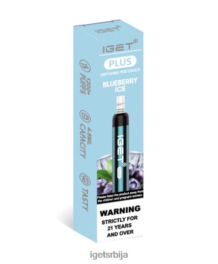 discount IGET vapes-вапе продаја плус LVJ84B32 IGET лед од боровнице