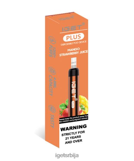 IGET vape flavours-попуст плус LVJ84B35 IGET сок од манга јагоде