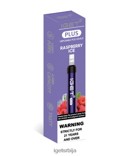 IGET wholesale-вапе продаја плус LVJ84B39 IGET лед од малине