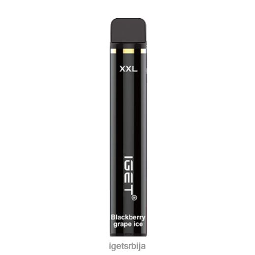 IGET wholesale-продавница ккл 1800 пуффс LVJ84B363 IGET купина грожђа лед