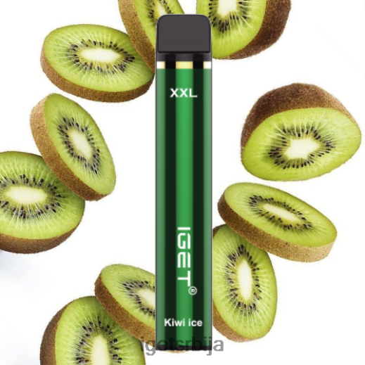 IGET puff-распродаја ккл - 1800 пуффс LVJ84B440 IGET киви лед
