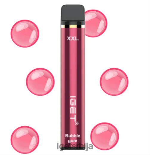 IGET vape flavours-продавница ккл - 1800 пуффс LVJ84B471 IGET гума за жвакање