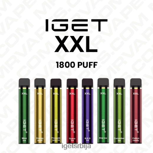 IGET wholesale-вапе флаворс ккл за једнократну употребу вапе на велико (1800 пуффс) LVJ84B621 IGET