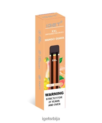 discount IGET vapes-продавница ккл LVJ84B62 IGET манго гуава
