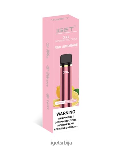 discount IGET vapes-вапе укуси ккл LVJ84B72 IGET ружичаста лимунада