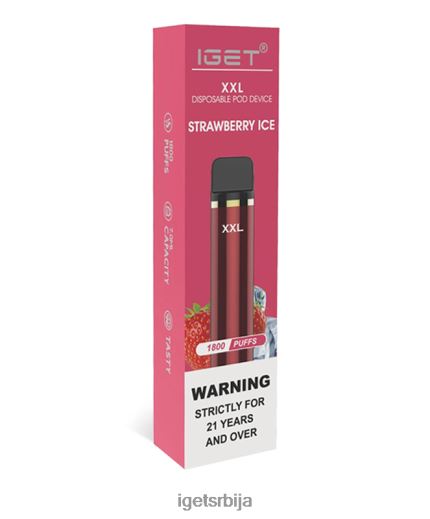 IGET vape flavours-велепродаја ккл LVJ84B75 IGET лед од јагоде