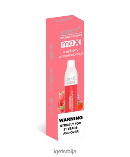 IGET vape flavours-продавница мак LVJ84B90 IGET малина лубеница лед