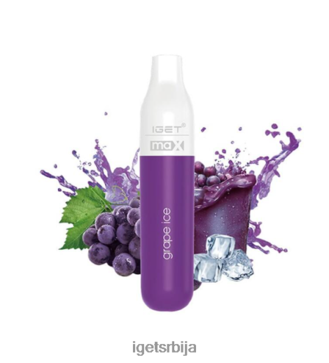 discount IGET vapes-вапе продаја мак - 2300 пуффс LVJ84B455 IGET грожђани лед