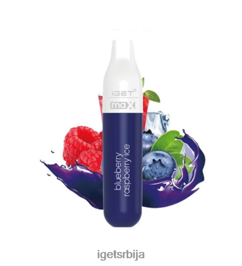 IGET vape sale-попуст мак - 2300 пуффс LVJ84B619 IGET боровница малина лед
