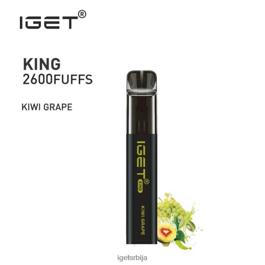 IGET bar sale-попуст краљ - 2600 пуффс LVJ84B444 IGET киви грожђе