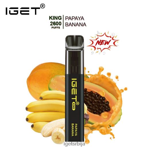 IGET wholesale-краљ продаје - 2600 пуфова LVJ84B573 IGET папаја банана лед