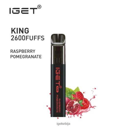 discount IGET vapes-краљ продаје - 2600 пуфова LVJ84B594 IGET нар малине