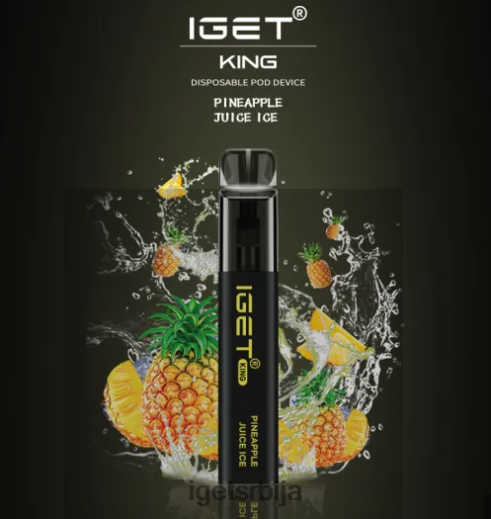 IGET puff-пуфф кинг - 2600 пуффс LVJ84B599 IGET сок од ананаса лед