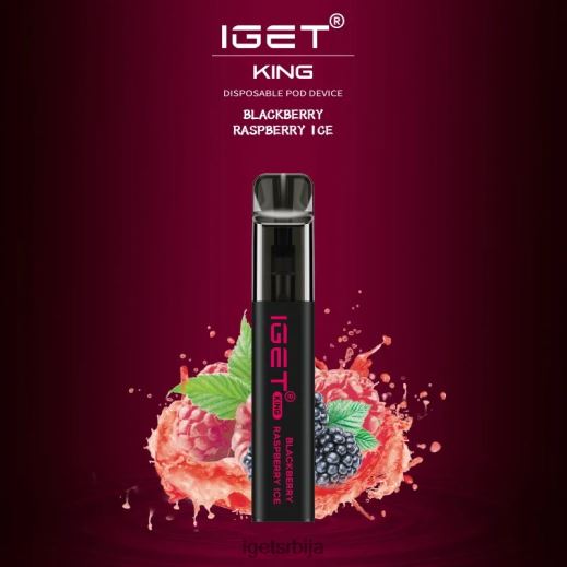 IGET store-краљ продаје - 2600 пуфова LVJ84B636 IGET купина малина лед