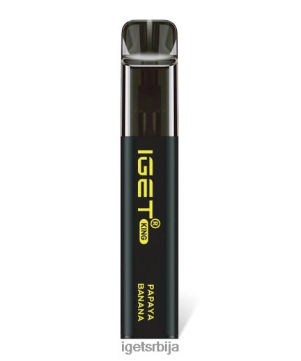 IGET puff-вапе сале кинг LVJ84B109 IGET папаја банана