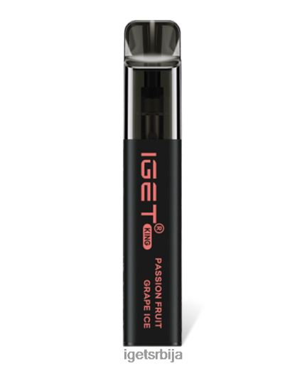 IGET vape flavours-велепродајни краљ LVJ84B110 IGET маракуја лед од грожђа