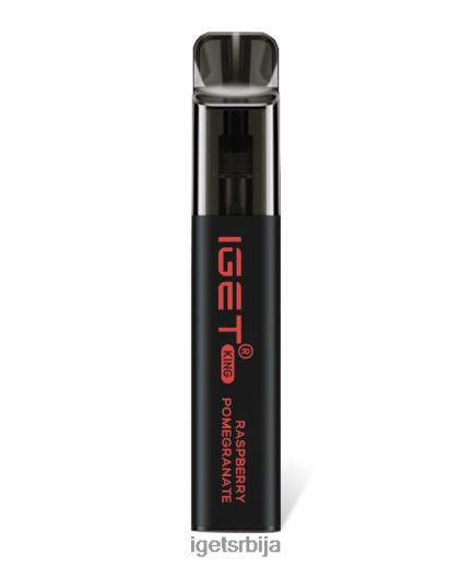 IGET wholesale-вапе укуси краљ LVJ84B114 IGET нар малине