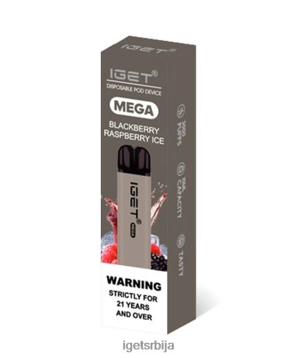 IGET vape flavours-продавница мега LVJ84B125 IGET купина малина лед
