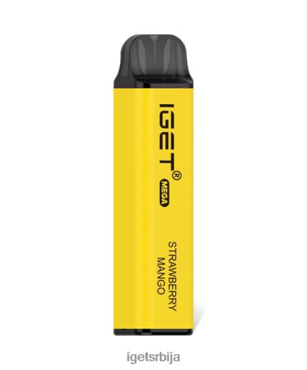 IGET puff-вапе продаја мега LVJ84B144 IGET јагода манго