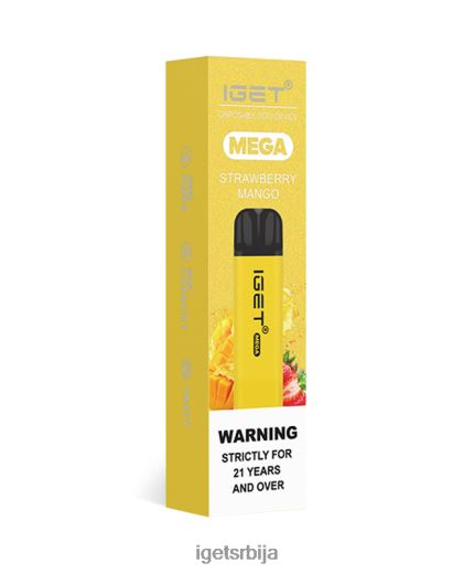 IGET puff-вапе продаја мега LVJ84B144 IGET јагода манго