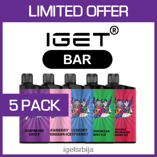 discount IGET vapes-распродаја шипка - 3500 пуфова - 5 ком LVJ84B468 IGET