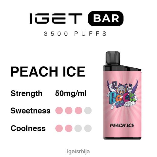 IGET puff-продавница бар 3500 пуффс LVJ84B279 IGET лед брескве