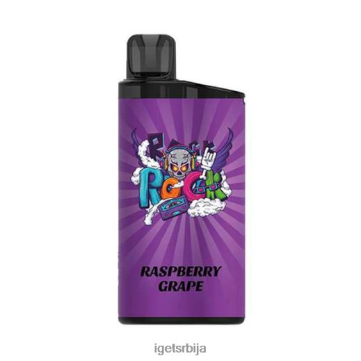 IGET vape flavours-дисконт бар 3500 пуффс LVJ84B280 IGET грожђе малине