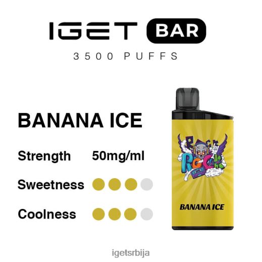 IGET vape sale-вапе флаворс бар 3500 пуффс LVJ84B282 IGET лед од банане