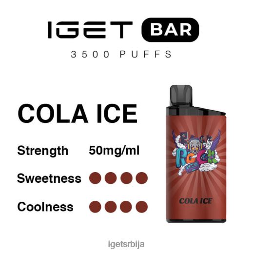 IGET vape sale-велепродаја бар 3500 пуффс LVJ84B292 IGET кола лед