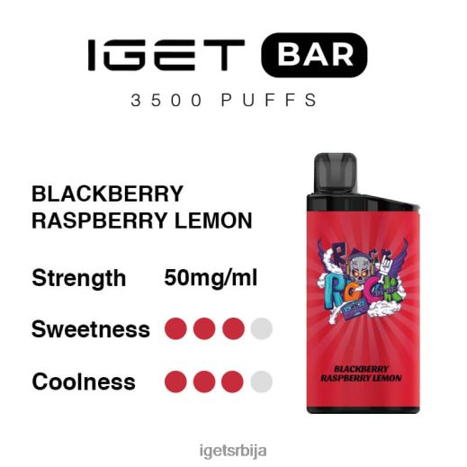 IGET discount-вапе флаворс бар 3500 пуффс LVJ84B296 IGET купина малина лимун