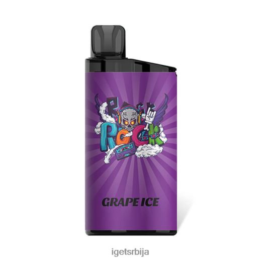 IGET vape flavours-продавница бар 3500 пуффс LVJ84B300 IGET грожђани лед