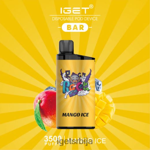 IGET puff-пуфф бар - 3500 пуффс LVJ84B431 IGET манго