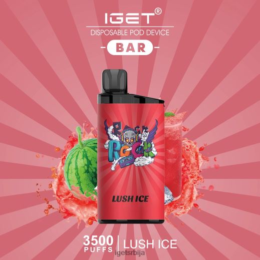 IGET vape flavours-попуст бар - 3500 пуффс LVJ84B437 IGET бујни лед
