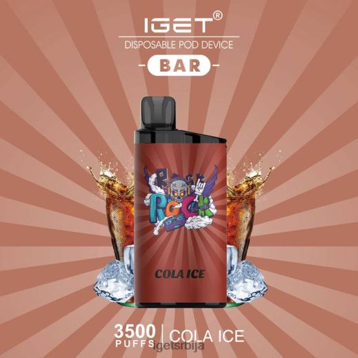 IGET sale-пуфф бар - 3500 пуффс LVJ84B438 IGET кола лед