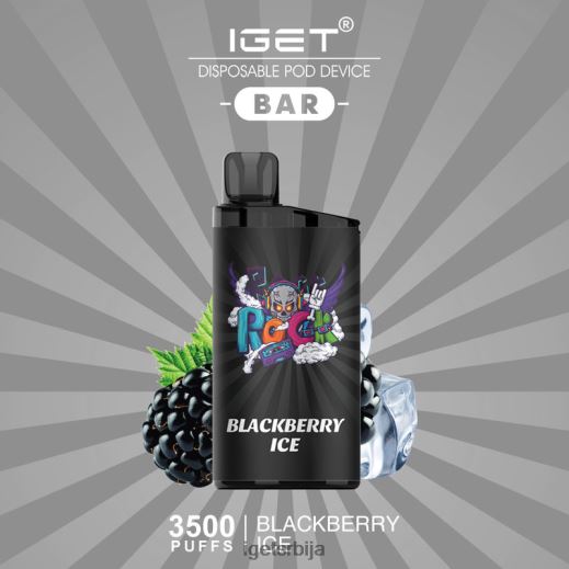 discount IGET vapes-велепродаја бар - 3500 пуффс LVJ84B540 IGET купинов лед