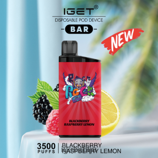 IGET sale-продаја бар - 3500 пуффс LVJ84B643 IGET купина малина лимун