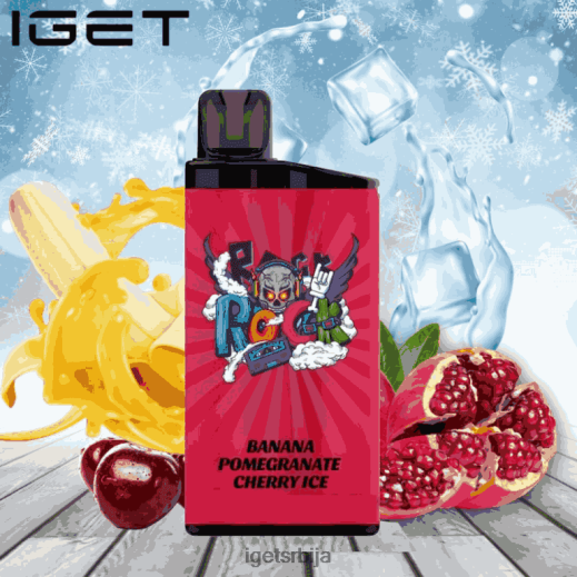 IGET bar sale-продавница бар - 3500 пуффс LVJ84B653 IGET банана нар трешња лед