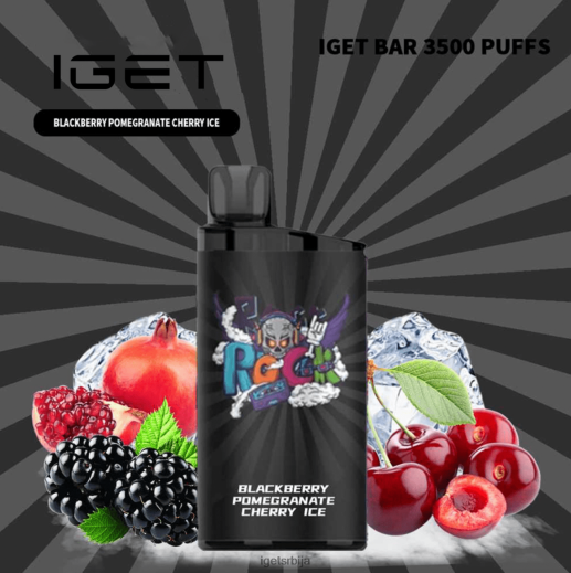 IGET wholesale-попуст бар - 3500 пуффс LVJ84B661 IGET купина нар трешња лед