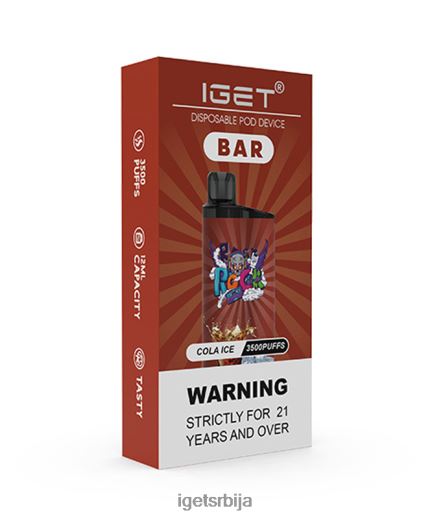 IGET sale-вапе флаворс бар LVJ84B156 IGET кола лед
