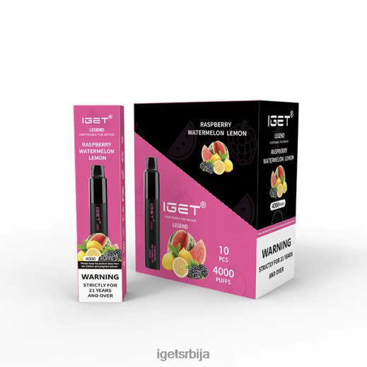 IGET bar discount-пуфф легенда 4000 пуффс LVJ84B323 IGET малина лубеница лимун