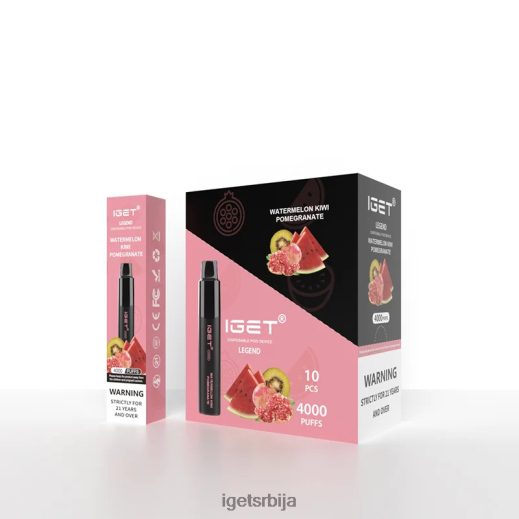 IGET sale-попуст легенда 4000 пуффс LVJ84B336 IGET лубеница киви нар