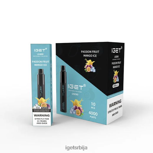 discount IGET vapes-продавница легенда 4000 пуффс LVJ84B342 IGET маракује манго лед