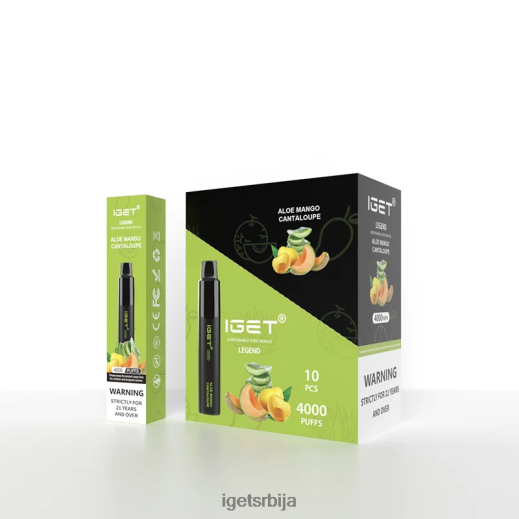 IGET sale-распродаја легенда 4000 пуффс LVJ84B346 IGET алое манго диња