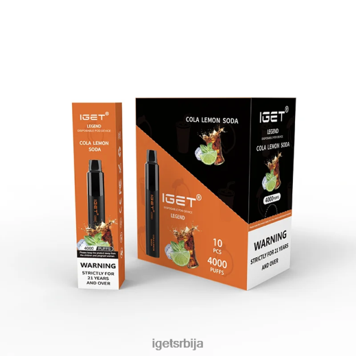 IGET wholesale-продавница легенда 4000 пуффс LVJ84B349 IGET кола лимун сода