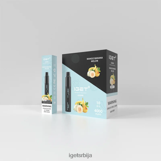 IGET store-попуст легенда 4000 пуффс LVJ84B350 IGET манго банана диња
