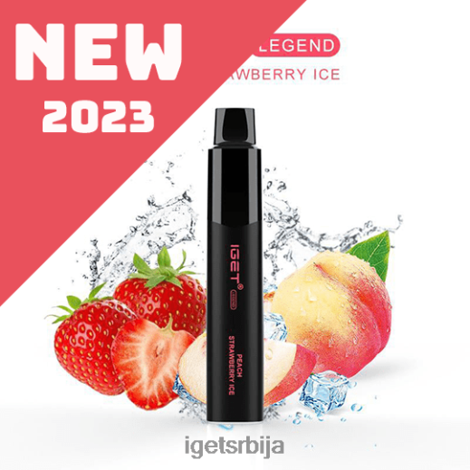 IGET vape sale-Легенда о укусима вапе - 4000 пуффс LVJ84B614 IGET бресква јагода леда