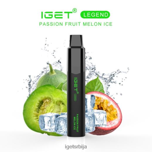 IGET bar discount-легенда продавнице - 4000 пуффс LVJ84B639 IGET маракуја лед од диње