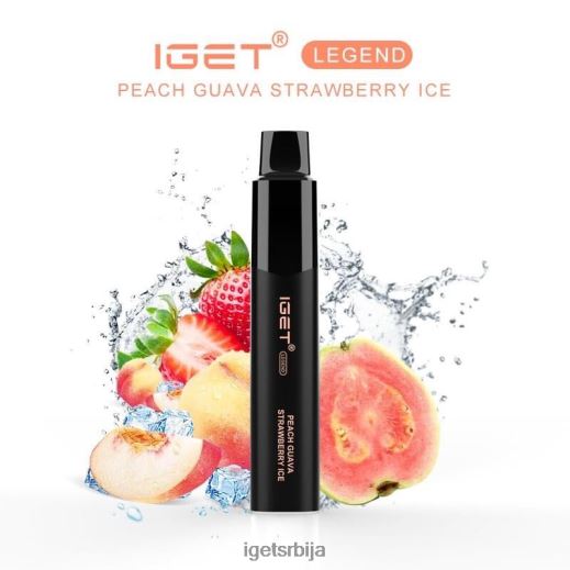 IGET sale-Легенда о продаји вапе - 4000 пуффс LVJ84B651 IGET бресква гуава јагода лед