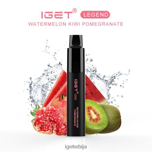 IGET wholesale-Легенда о продаји вапе - 4000 пуффс LVJ84B658 IGET лубеница киви нар