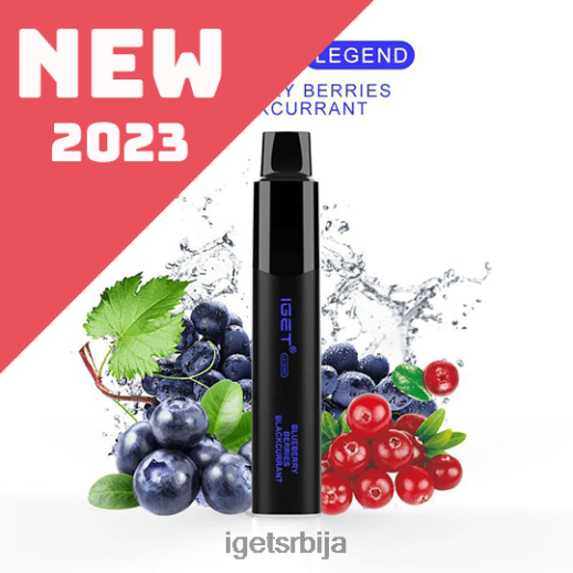 IGET discount-легенда продавнице - 4000 пуффс LVJ84B660 IGET бобице боровнице црне рибизле